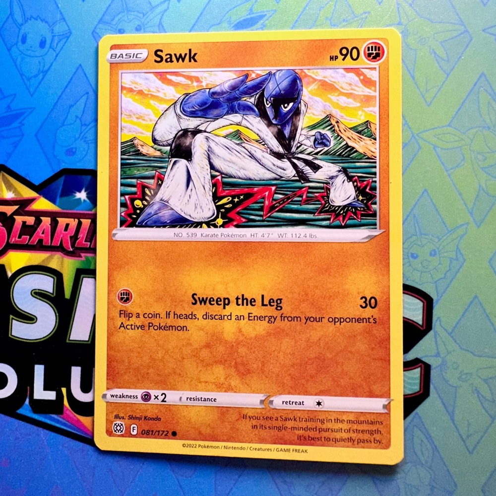 sawk (081/172) - common — pokémon: brilliant stars